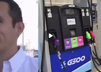 Abre Rodrigo Rosiles nueva gasolinera y agradece trabajo en seguridad de alcaldesa
