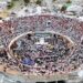 Cierra campaña Norma Treviño con corte de agua en media ciudad y sin llenar Plaza de Toros