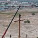 Pintan Cruz de Mariápolis en Piedras Negras