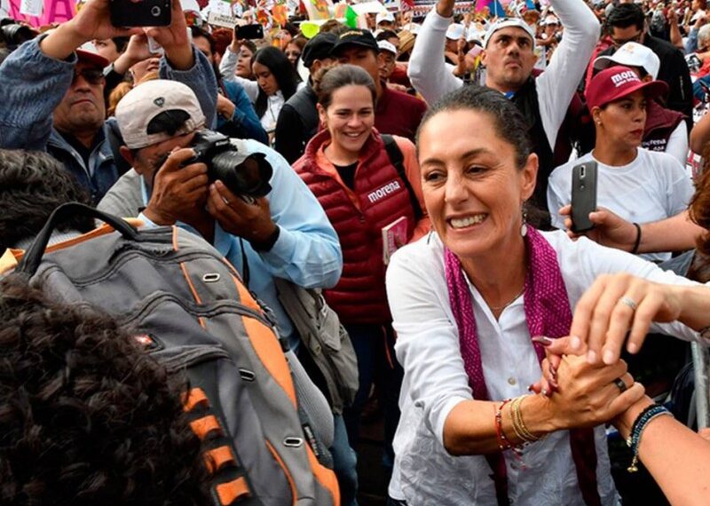 Última encuesta de Reforma apunta victoria de Sheinbaum/ MORENA con 20 puntos de ventaja sobre Xóchitl/PRIAN