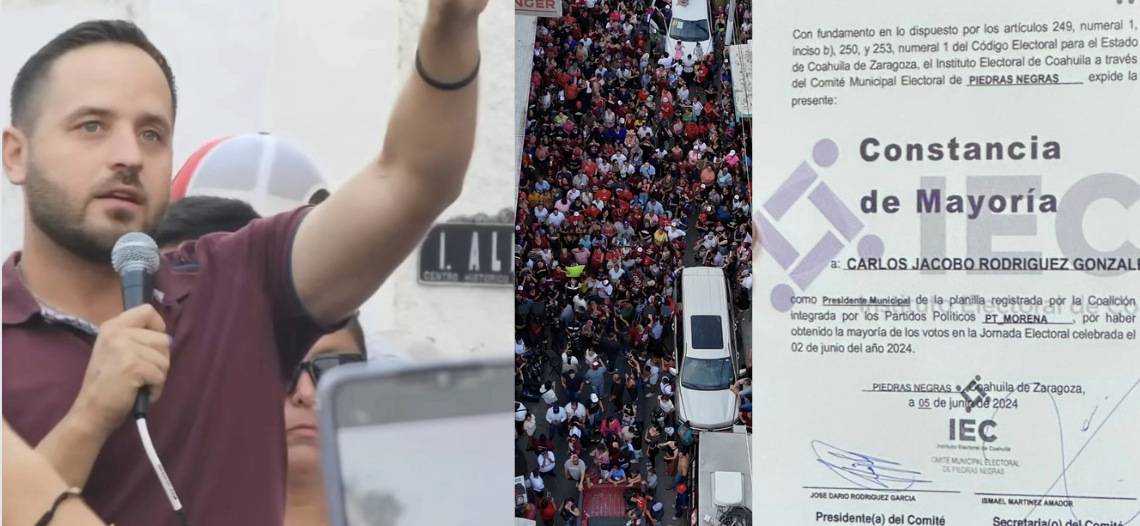 Jacobo recibe constancia de alcalde electo con mayor cantidad de votos en la historia de PN