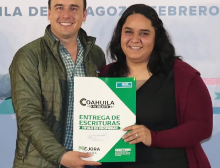 BRINDA COAHUILA CERTEZA JURÍDICA SOBRE EL PATRIMONIO DE LAS FAMILIAS