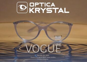 Óptica Krystal ofrece lentes de la refinada marca Vogue