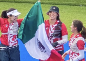 Coahuilenses dan a México primer medalla olímpica en París; ganan bronce en tiro con arco femenil
