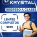 Lentes completos para estudiantes a solo 899 pesos en Óptica Krystal