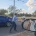 Se viraliza pelea entre traileros en fila de Puente Dos