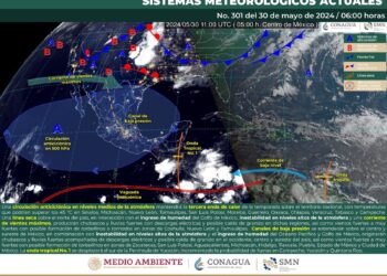 SE ESPERAN LLUVIAS INTENSAS Y VIENTOS FUERTES CON POSIBLES TORBELLINOS O TORNADOS EN COAHUILA