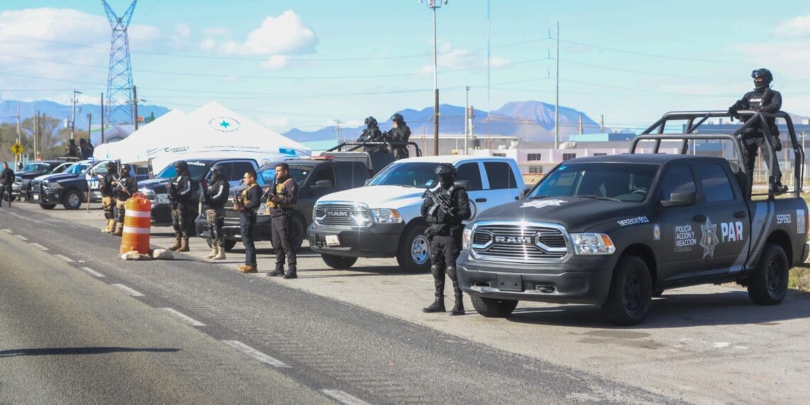 REALIZA OPERATIVOS COORDINADOS POLICÍA ESTATAL POR TODO COAHUILA