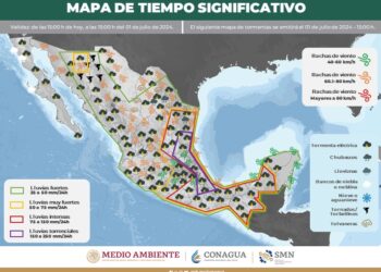 SE ESPERAN LLUVIAS FUERTES EN ALGUNAS REGIONES DE COAHUILA