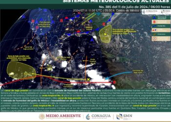 SE PREVÉN LLUVIAS PUNTUALES INTENSAS EN COAHUILA