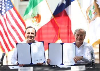 Gobernadores de Coahuila y Texas firman acuerdo de cooperación