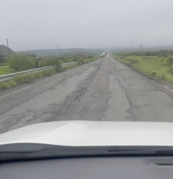 Intransitable: Carretera 57 tramo Sabinas-Monclova