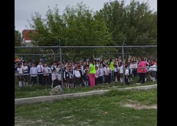 Realizan simulacro de fuga de gas en escuelas de col Villa Real en día nacional de Protección Civil
