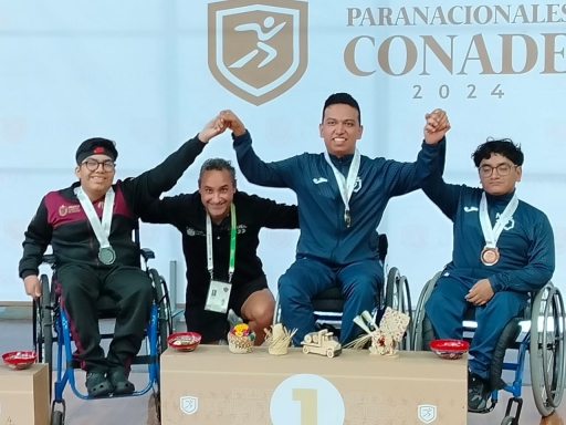 Con medalla de plata en el paratenis de mesa, se despide Coahuila de los Paranacionales 2024
