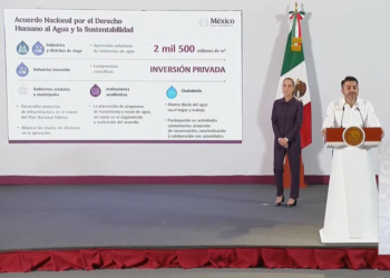 Presenta Sheinbaum Plan Nacional Hídrico y va por revisión de “caciques” de agua