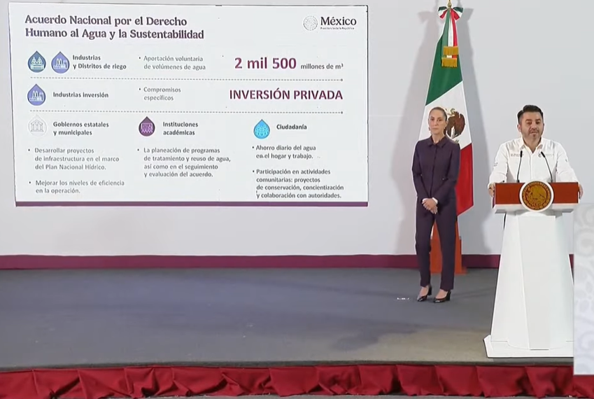 Presenta Sheinbaum Plan Nacional Hídrico y va por revisión de “caciques” de agua