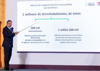 Gobierno Federal congela saldos y mensualidades a 2 millones de créditos Infonavit