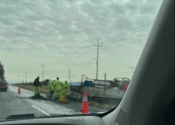 Avanza Gob Federal en reparación de tramo Sabinas-Monclova de Carr 57
