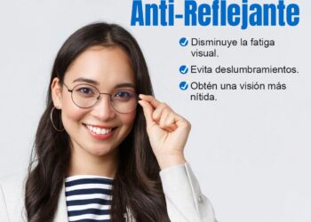 Óptica Krystal ofrece lentes graduados con antireflejante