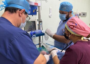 Realizan con éxito en Coahuila primera cirugía a corazón abierto a neonato