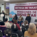 Entregan tarjetas de pensiones Bienestar a mujeres de 63 y 64 años en PN