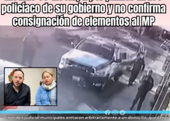 Alcalde se disculpa por primer abuso policiaco de su administración y no confirma baja ni de elementos ni consignación al MP