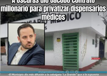 A oscuras dio Jacobo contrato millonario para privatizar dispensarios médicos