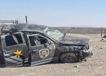 Fallece Policía Estatal tras volcadura en carretera Torreón-Saltillo