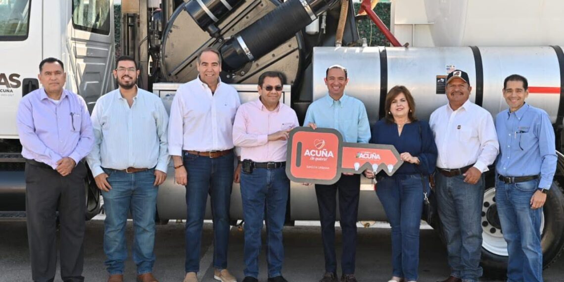 Nuevo camión vactor reforzará atención a reportes en Acuña