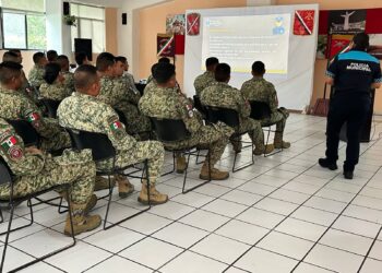 Refuerzan Seguridad Vial en Acuña con Pláticas a Personal Militar