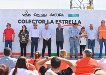 Alcalde Emilio de Hoyos Montemayor entrega colector “La Estrella” en beneficio de 11 mil familias