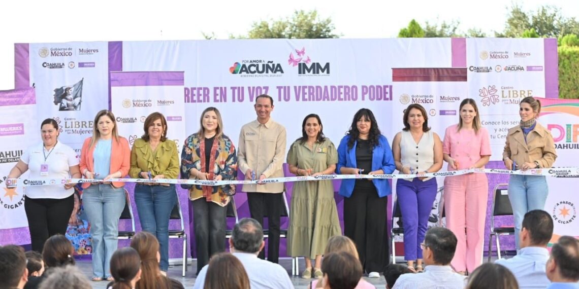 Acuña abre las puertas del centro libre: un espacio de apoyo para las mujeres