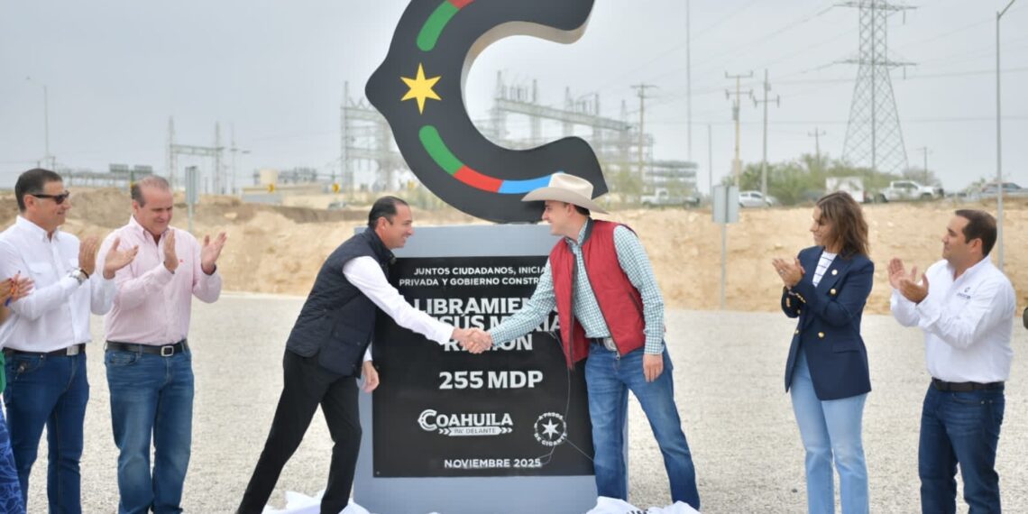 Entregan nueva etapa de libramiento Jesús María Ramón