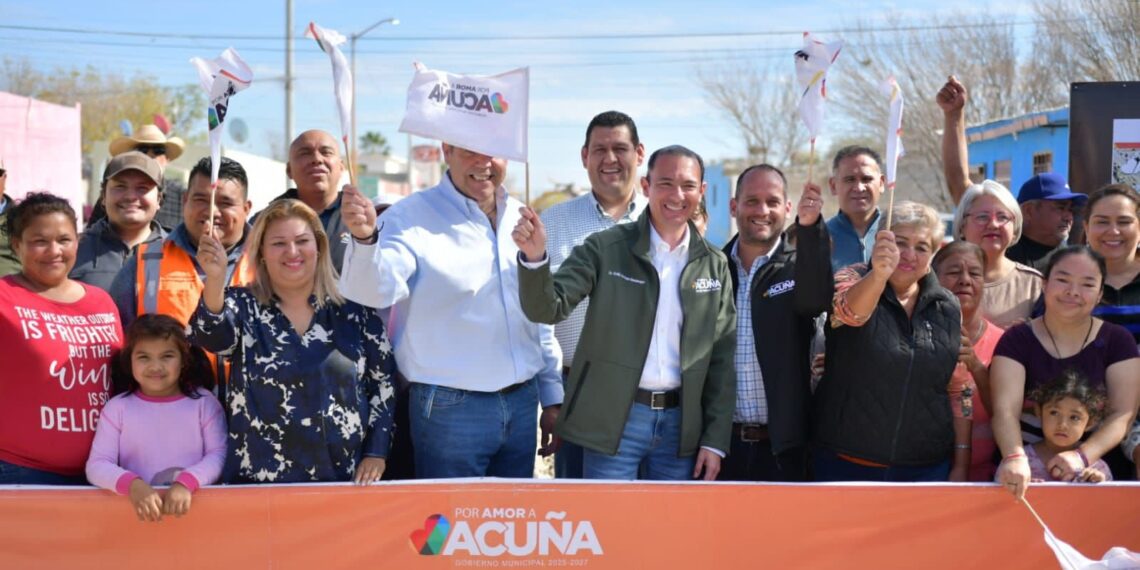 Arranca Emilio de Hoyos programa de pavimentación en col Acoros