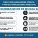 Recomendaciones para Semana Santa