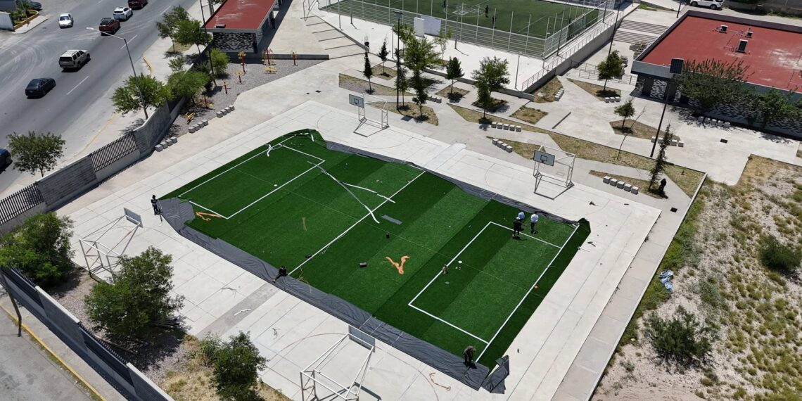 Gobierno de Acuña continúa habilitando espacios deportivos