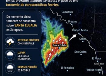 Protección Civil de Acuña emite recomendaciones ante llegada de tormenta