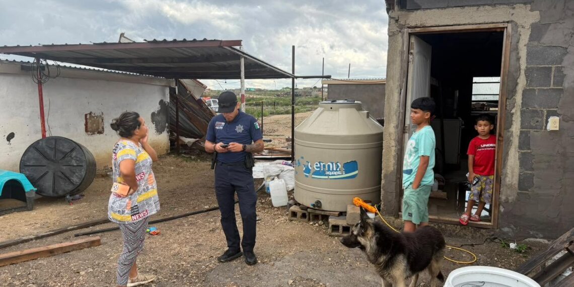 Gobierno de Acuña atiende reportes de ciudadanía sobre daños por tormenta