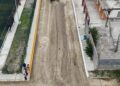 Supervisa Emilio de Hoyos obra de pavimentación en colonia Gámez Sumarán