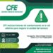 Informa CFE suspensión temporal de servicio eléctrico por trabajos de mantenimiento
