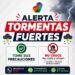 Alerta por tormentas fuertes en Acuña