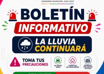 Actualización por fuertes lluvias