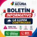 Actualización por fuertes lluvias