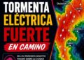 Alerta de autoridades por fuerte tormenta en camino a Acuña