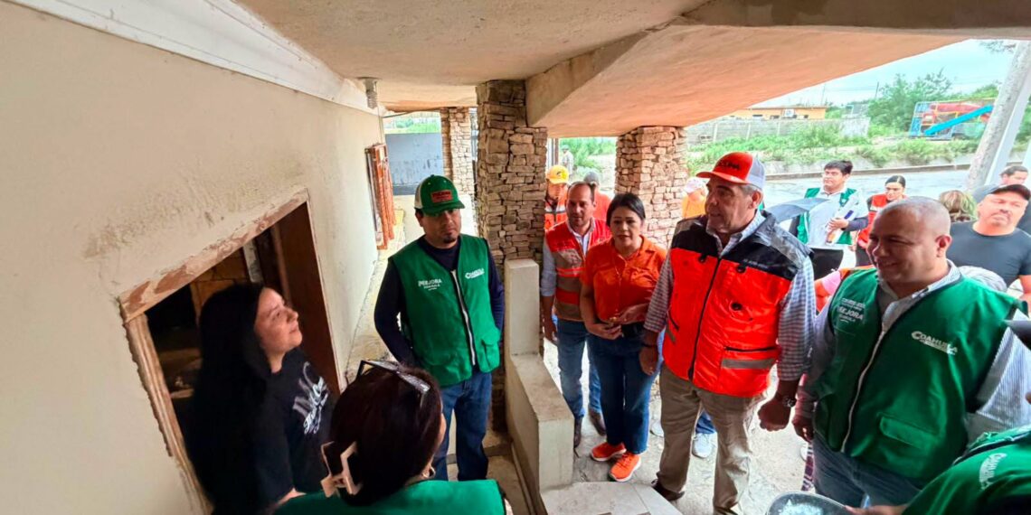 Autoridades municipales refuerzan atención en zonas afectadas por lluvias