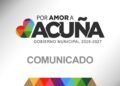 Comunicado de autoridades de Acuña en relación a caso de crueldad animal