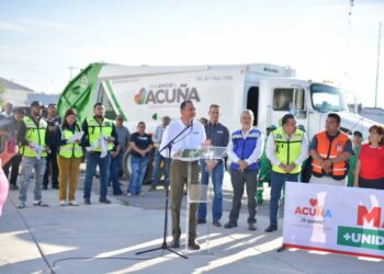 Gestiona alcalde más unidades y nuevas rutas para mantener Acuña limpio