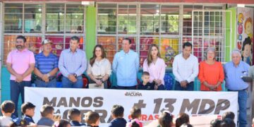 Por amor a nuestros niños, entregan nuevas mejoras en Jardín de Niños
