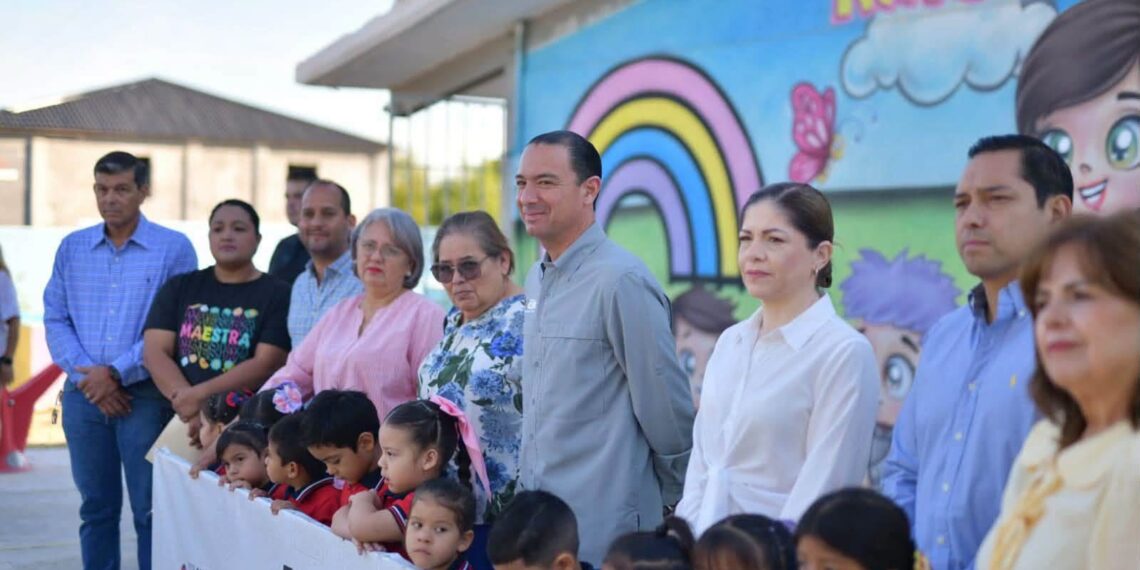 Gobierno de Acuña refuerza seguridad escolar con nueva barda perimetral